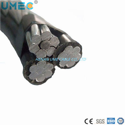 LV Triplex Service Drop Aluminium Conductor XLPE Geïsoleerde AAC/AAAC/ACSR ABC-stroomkabel