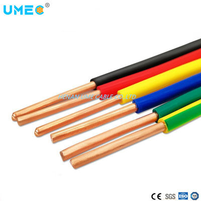 LV elektrische draad enkelvoudig solide / multicore flexibele koperen geleider PVC geïsoleerde draad
