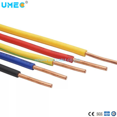 450/750v IEC 60227 01 standaard 1x4mm2-1/2.22mm PVC dikte 0.8mm Elektriciteitsdraden